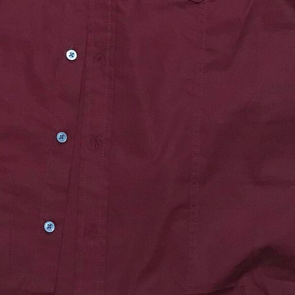 Marc Echo Cut And Sew longsleeve button down in burgundy, Medium, NWT - Picture 14 of 14